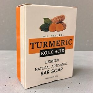 Turmeric Kojic Acid Soap Turmeric Brightening Blemish Removal Retinol NEW PC